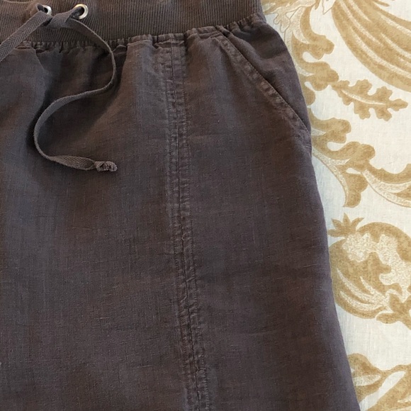 Allen Allen Linen Skirt - Picture 2 of 7